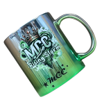 EINZELSTÜCK Tasse 330ml plattiert silber grün - Design MCC Rising Storm